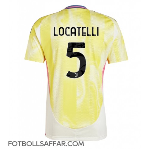 Juventus Manuel Locatelli #5 Bortatröja 2024-25 Kortärmad